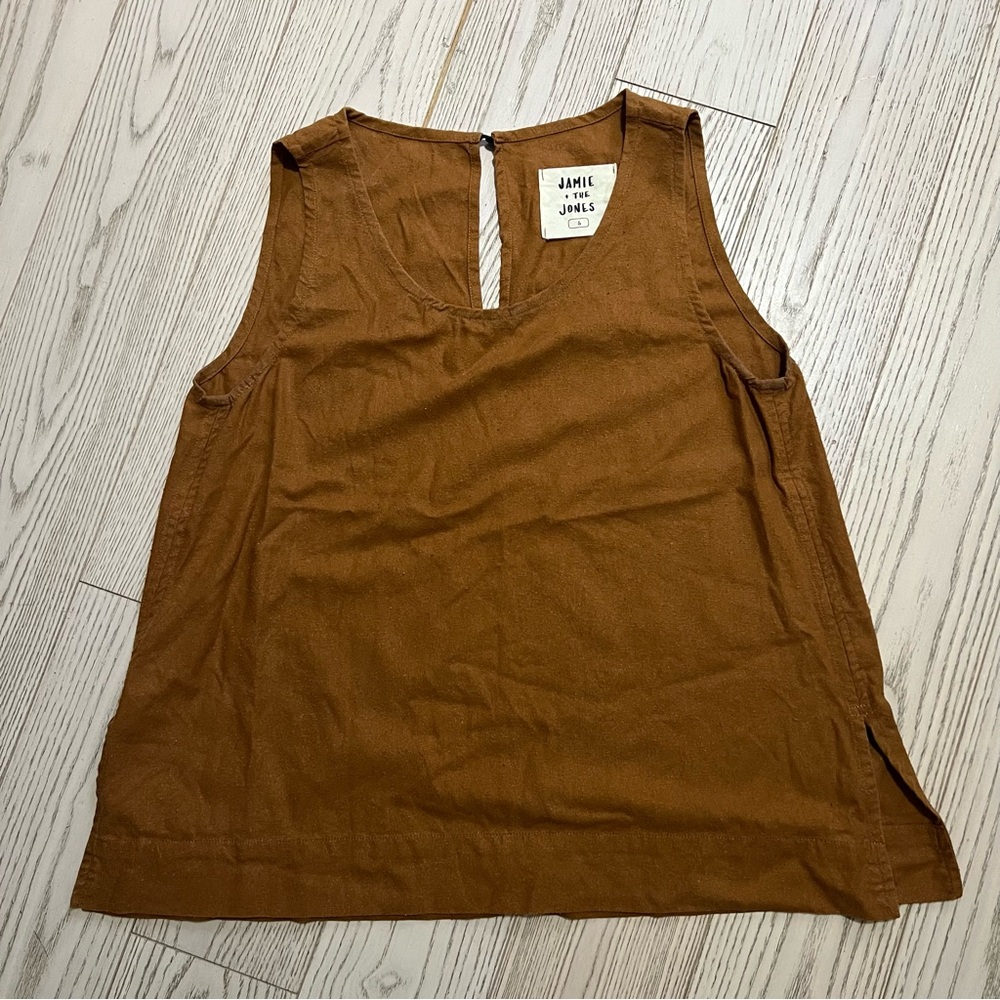 Jamie and the Jones Raw Silk Tank